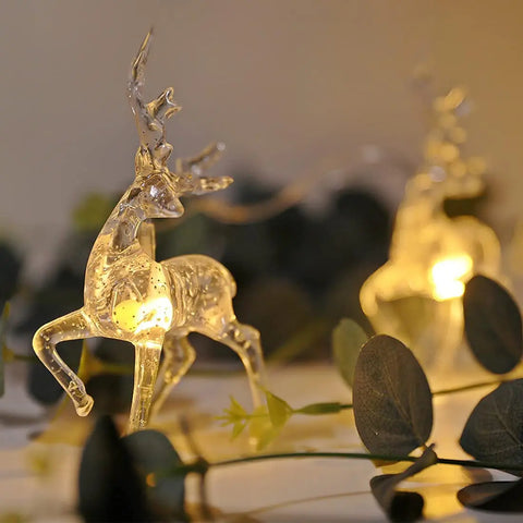 Reindeer Glow Ornament Lights