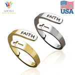 Silver Faith Ring